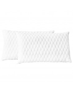 Cuscini 2 pz 60x40x14 cm in Memory Foam