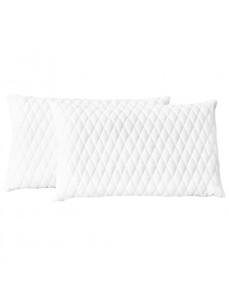 Cuscini 2 pz 60x40x14 cm in Memory Foam