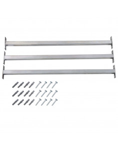 Barre di Sicurezza per Finestra Regolabili 3 pz 710-1200 mm