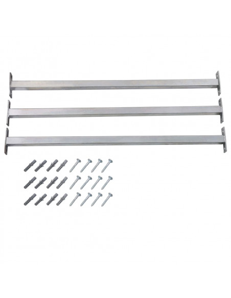 Barre di Sicurezza per Finestra Regolabili 3 pz 710-1200 mm