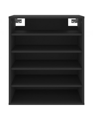 Scarpiera Nera 60x35x70 cm in Truciolato