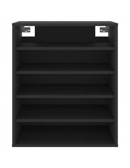 Scarpiera Nera 60x35x70 cm in Truciolato