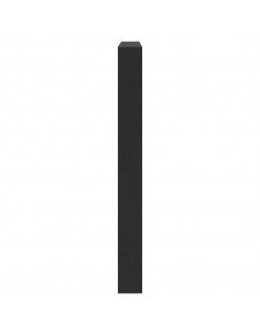 Scarpiera con Specchio a 5 Livelli Nera 63x17x169,5 cm 2