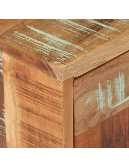 Tavolino 40x40x45 cm in Legno Massello di Recupero