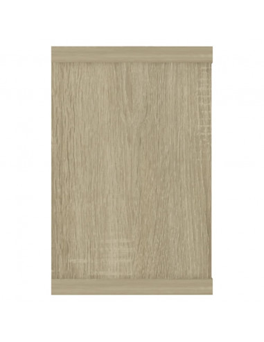 Mensole Parete a Cubo 4pz Rovere Sonoma 60x15x23 cm Multistrato