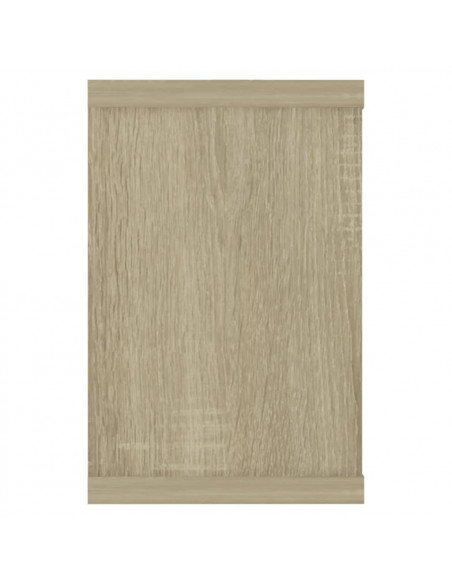 Mensole Parete a Cubo 4pz Rovere Sonoma 60x15x23 cm Multistrato