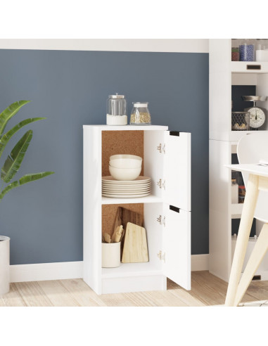 Credenza Bianca 30x30x70 cm in Legno Multistrato