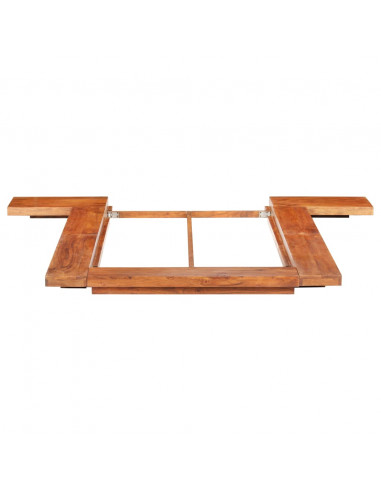 Giroletto Futon Giapponese in Legno Massello Acacia 100x200 cm