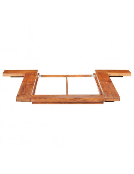 Giroletto Futon Giapponese in Legno Massello Acacia 100x200 cm