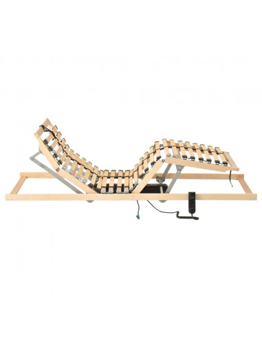 Letto con Telaio a Doghe Elettrico 28 Doghe 7 Zone 70x200 cm