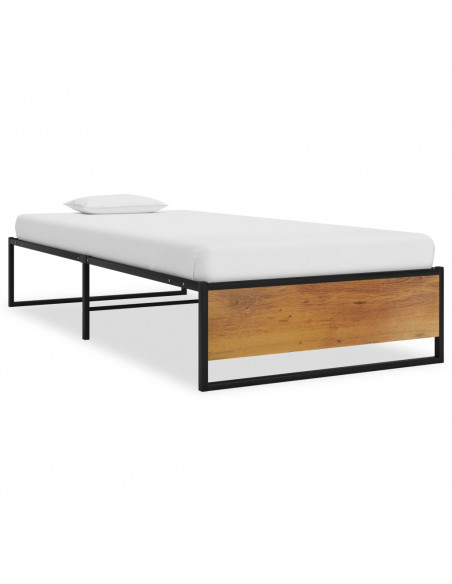 Giroletto Nero in Metallo 90x200 cm