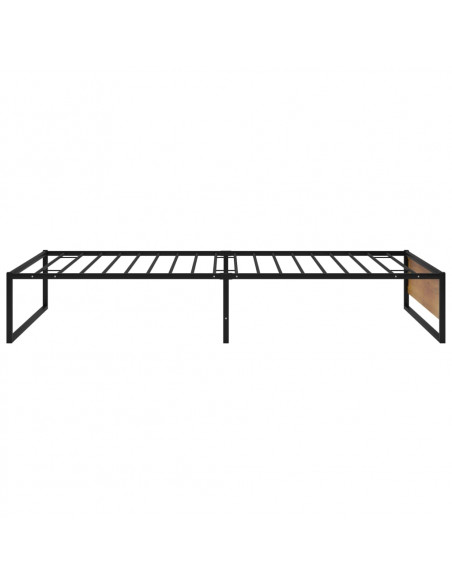 Giroletto Nero in Metallo 90x200 cm