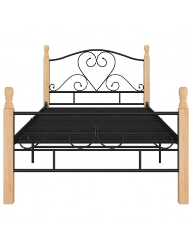 Giroletto Nero in Metallo 90x200 cm