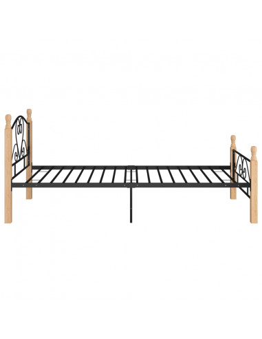 Giroletto Nero in Metallo 100x200 cm