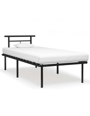 Giroletto Nero in Metallo 90x200 cm