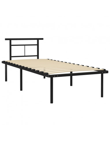 Giroletto Nero in Metallo 90x200 cm