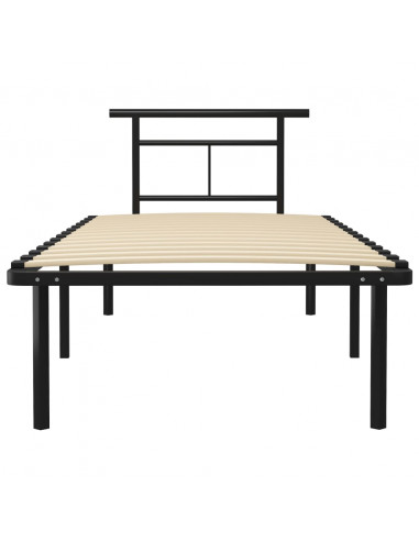 Giroletto Nero in Metallo 90x200 cm