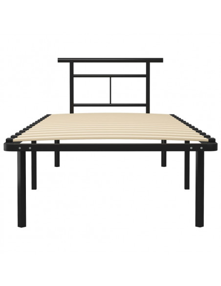 Giroletto Nero in Metallo 90x200 cm