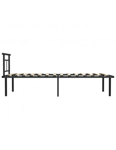 Giroletto Nero in Metallo 90x200 cm