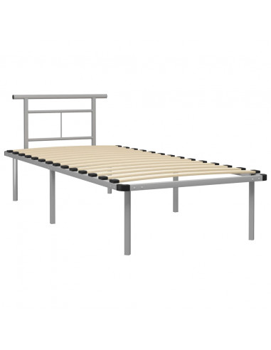 Giroletto Grigio in Metallo 90x200 cm