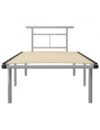 Giroletto Grigio in Metallo 90x200 cm