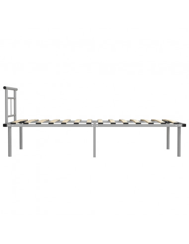 Giroletto Grigio in Metallo 90x200 cm