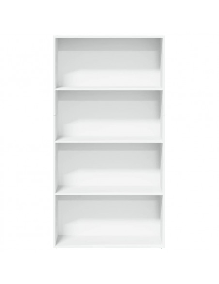 Libreria Bianca 80x30x152 cm in Legno Multistrato