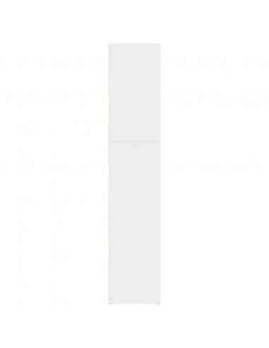 Libreria Bianca 80x30x152 cm in Legno Multistrato