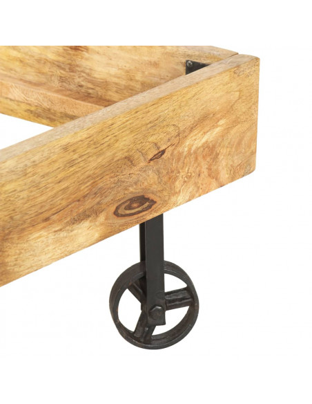 Giroletto in Legno Massello di Mango 200x200 cm