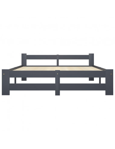 Giroletto Grigio Scuro in Legno Massello di Pino 120x200 cm