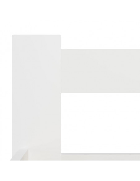 Giroletto Bianco in Legno Massello di Pino 160x200 cm