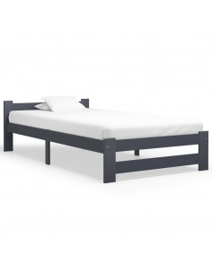 Giroletto Grigio Scuro in Legno Massello di Pino 100x200 cm 2