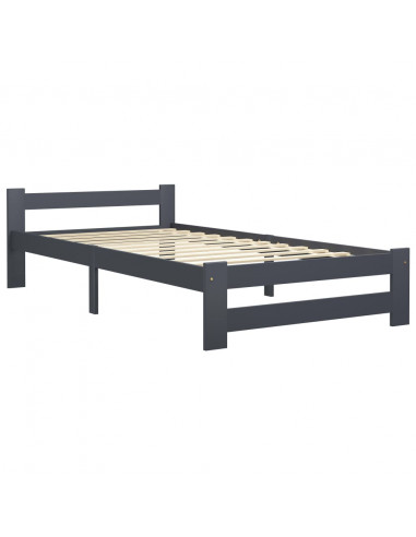 Giroletto Grigio Scuro in Legno Massello di Pino 100x200 cm