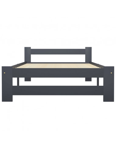 Giroletto Grigio Scuro in Legno Massello di Pino 100x200 cm