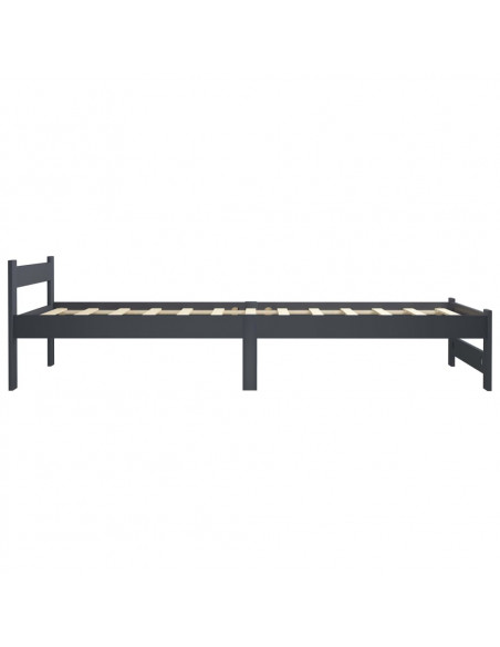 Giroletto Grigio Scuro in Legno Massello di Pino 100x200 cm