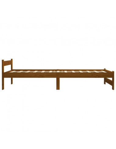 Giroletto Marrone Miele in Legno Massello di Pino 100x200 cm