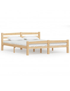 Giroletto in Legno Massello di Pino 160x200 cm 2