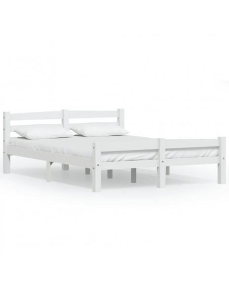 Giroletto Bianco in Legno Massello di Pino 140x200 cm