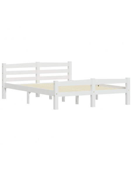 Giroletto Bianco in Legno Massello di Pino 140x200 cm