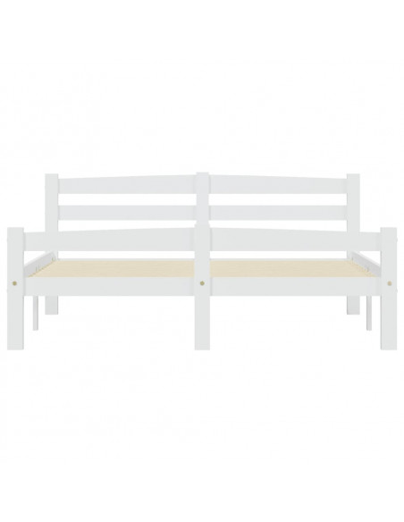 Giroletto Bianco in Legno Massello di Pino 140x200 cm