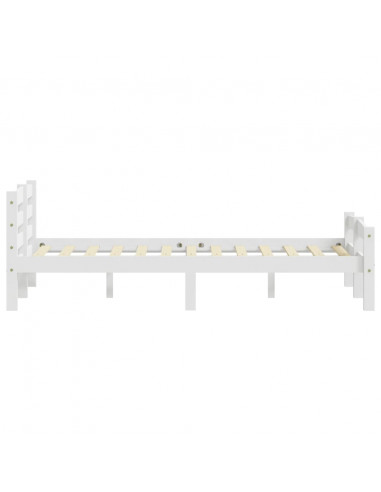 Giroletto Bianco in Legno Massello di Pino 140x200 cm