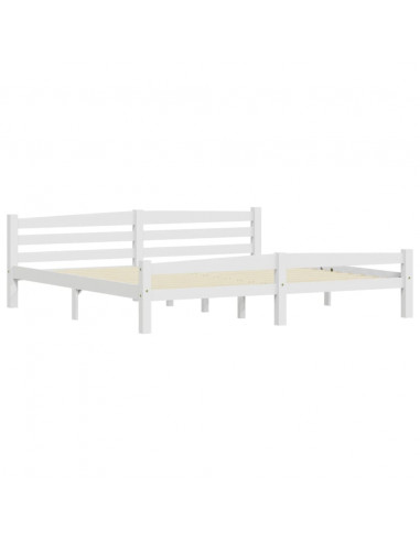 Giroletto Bianco in Legno Massello di Pino 200x200 cm