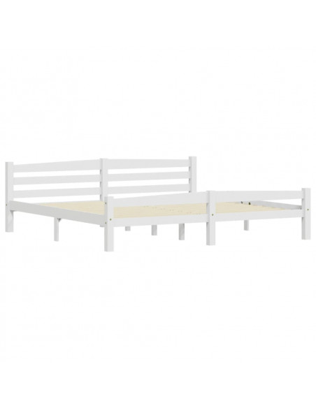 Giroletto Bianco in Legno Massello di Pino 200x200 cm