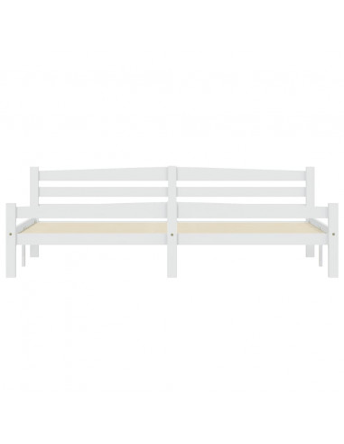 Giroletto Bianco in Legno Massello di Pino 200x200 cm