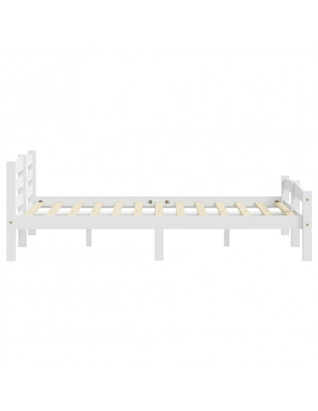 Giroletto Bianco in Legno Massello di Pino 200x200 cm