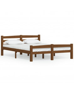 Giroletto Marrone Miele in Legno Massello di Pino 120x200 cm 2