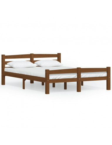 Giroletto Marrone Miele in Legno Massello di Pino 120x200 cm