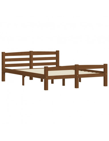 Giroletto Marrone Miele in Legno Massello di Pino 120x200 cm