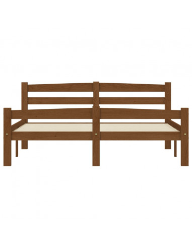 Giroletto Marrone Miele in Legno Massello di Pino 120x200 cm