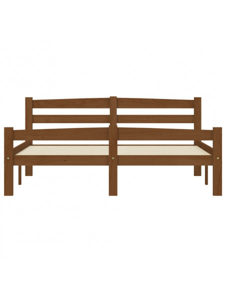 Giroletto Marrone Miele in Legno Massello di Pino 120x200 cm